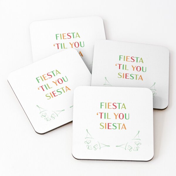Item preview, Fiest 'Til You Siesta Party Banner designed and sold by DrunkenHoliday.