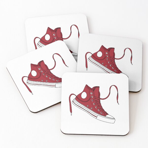 Item preview, Deep red high tops designed and sold by MickeyEdwards.