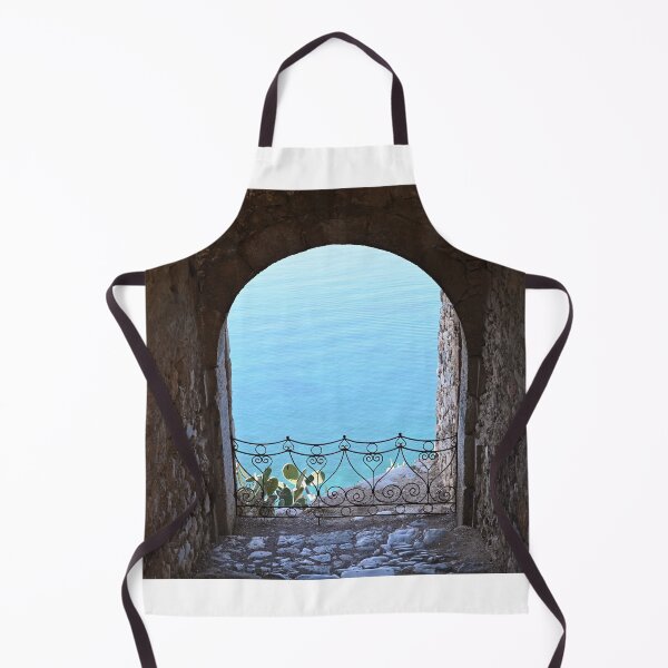 Item preview, View of the sea through an old stone window on the Palamidi fortress Nafplio designed and sold by goceris.