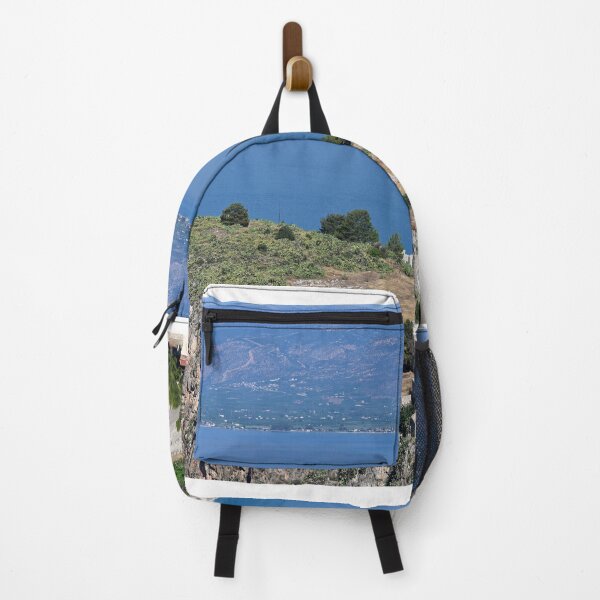 Item preview, Acronafplia castle and sailing ship in Nafplio, Peloponnese, Greece designed and sold by goceris.