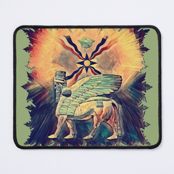 Item preview, The Assyrian WInged Bull (Lamassu) designed and sold by doniainart.