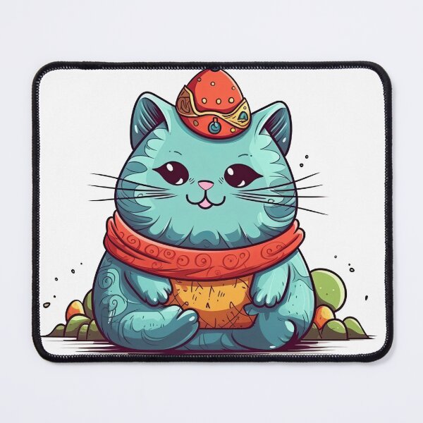 Item preview, Purrfectly Persian: Funny Cartoon Cat Illustration for Lovers of Feline Entertainment! designed and sold by DooodleGod.