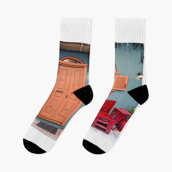 Item preview, Colorful old house in Nafplio, Peloponnese, Greece designed and sold by goceris.