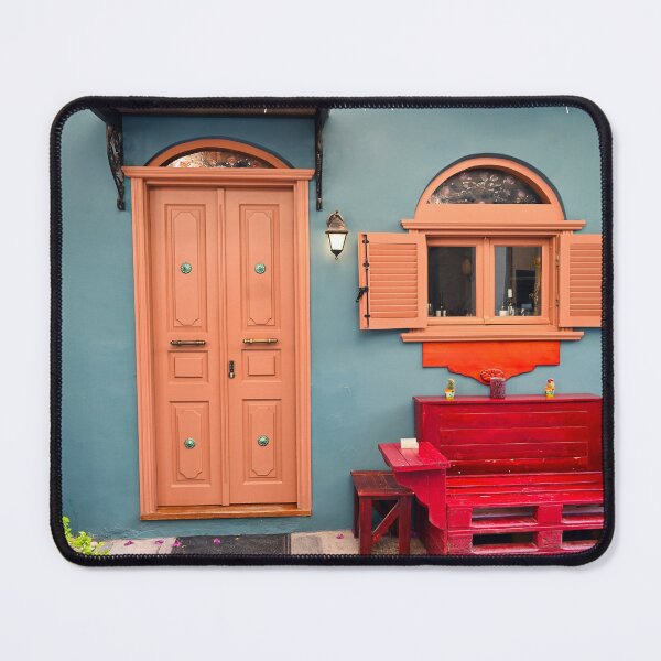 Item preview, Colorful old house in Nafplio, Peloponnese, Greece designed and sold by goceris.