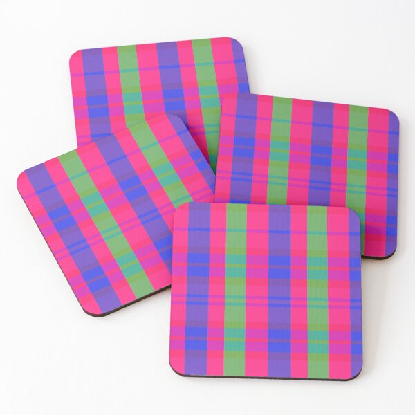 Item preview, Neon Aesthetic Evander 2 Hand Drawn Textured Plaid Pattern designed and sold by GenAumonier.