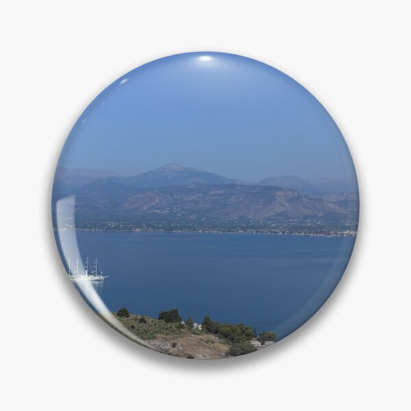 Item preview, Greek flag on the Palamidi fortress in Nafplio, Peloponnese, Greece designed and sold by goceris.