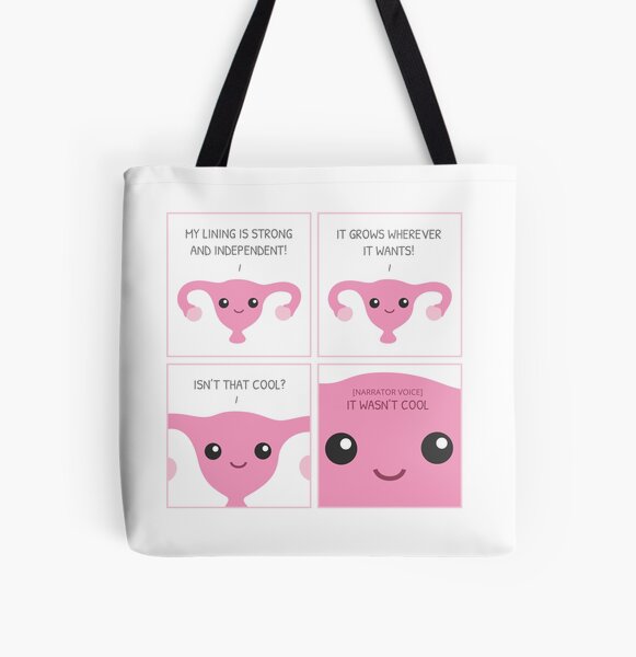 Strong Independent Endometrium All Over Print Tote Bag
