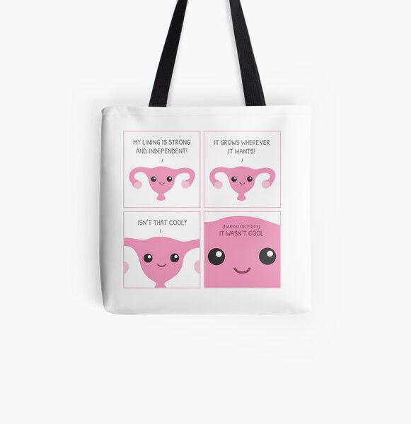 Strong Independent Endometrium All Over Print Tote Bag