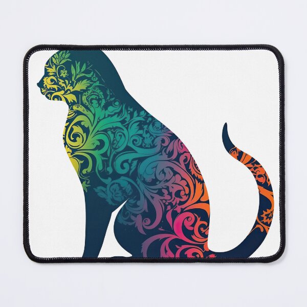 Item preview, Persian Cat Silhouette Art for Elegant Feline Lovers - Persian designed and sold by DooodleGod.
