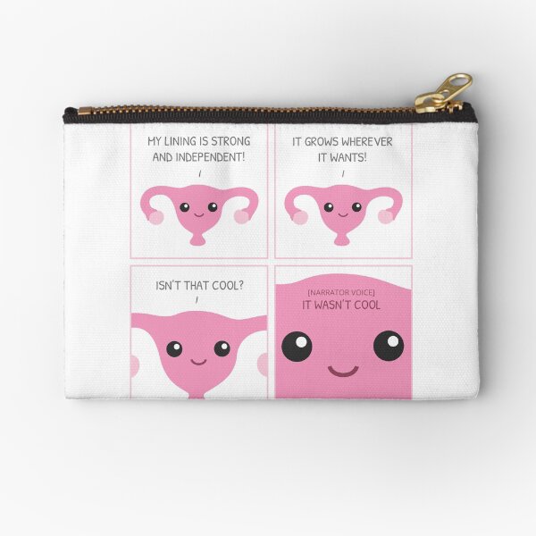 Strong Independent Endometrium Zipper Pouch