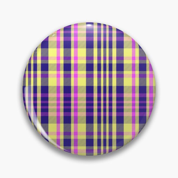 Item preview, Vaporwave Aesthetic Sorcha 1 Hand Drawn Textured Plaid Pattern designed and sold by GenAumonier.