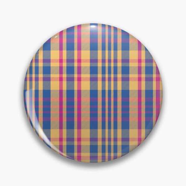Item preview, Vaporwave Aesthetic Sorcha 2 Hand Drawn Textured Plaid Pattern designed and sold by GenAumonier.