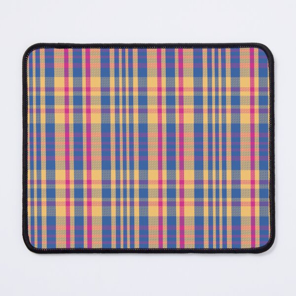 Item preview, Vaporwave Aesthetic Sorcha 2 Hand Drawn Textured Plaid Pattern designed and sold by GenAumonier.