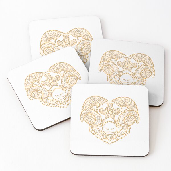 Item preview, Yellow Zodiac Aries Aries designed and sold by Anja Steiner.