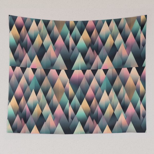 Item preview, wallpaper based on long blurs on geometrical figures designed and sold by RidaSalArt.