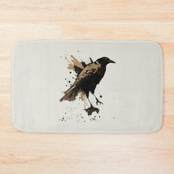 Item preview, Sepia American Crow landed — Animals designed and sold by BacalhanzZz.