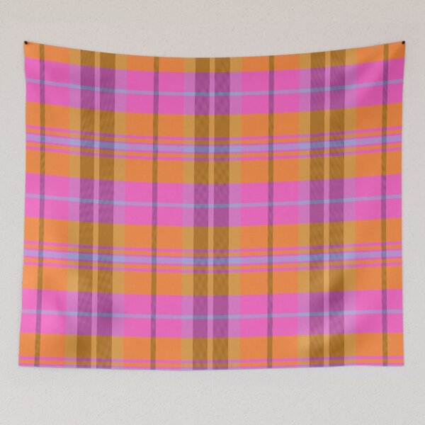 Item preview, Vaporwave Aesthetic Arable 2 Hand Drawn Textured Plaid Pattern designed and sold by GenAumonier.