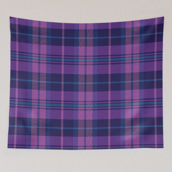 Item preview, Vaporwave Aesthetic Arable 1 Hand Drawn Textured Plaid Pattern designed and sold by GenAumonier.