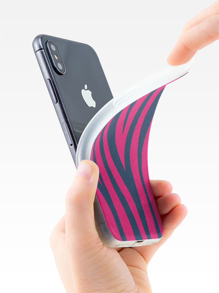 Thumbnail 4 of 5, iPhone Case, Purple Zipra designed and sold by InfinityPattern.