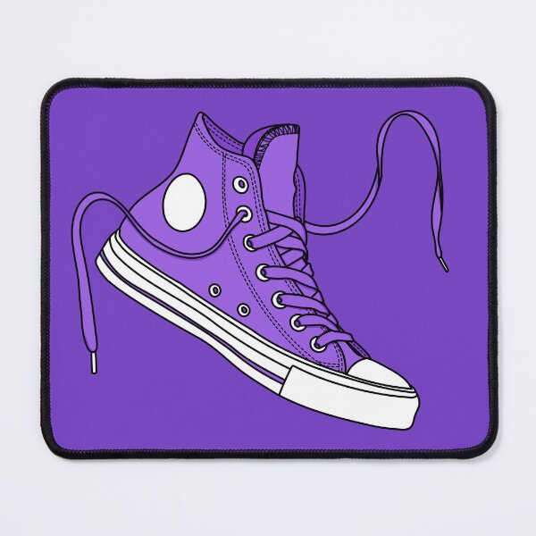 Item preview, Bright purple high tops designed and sold by MickeyEdwards.