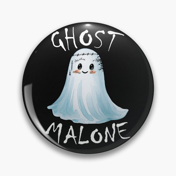 Item preview, Ghost Malone Cute Kawaii Halloween Design designed and sold by NLopezArt.