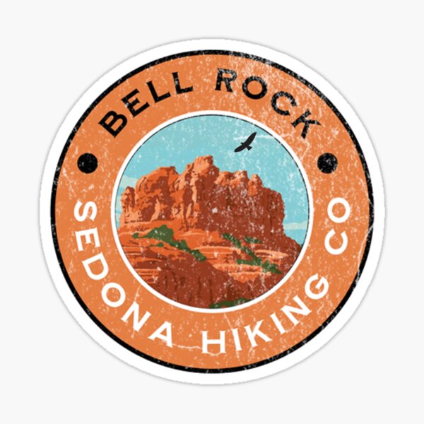 Item preview, Bell Rock Sedona Hiking Co. Sedona Arizona Logo Emblem designed and sold by The Masked Designer.