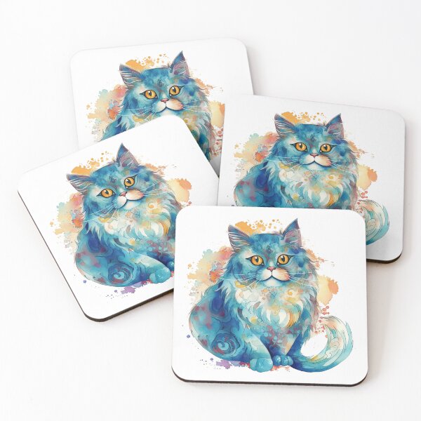 Item preview, Persian Cat Watercolor Art for Adoring Pet designed and sold by DooodleGod.