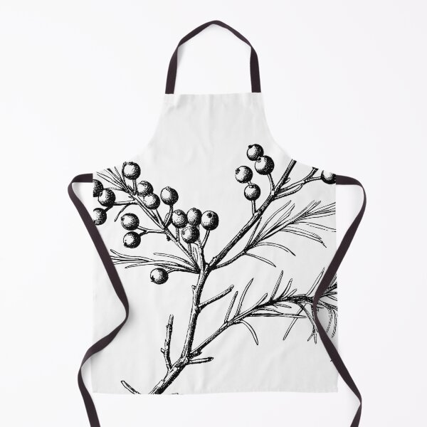 Item preview, Juniper Branch Botanical Lithograph designed and sold by StudioChiisai.