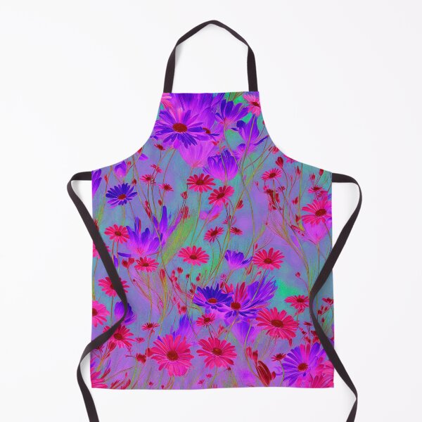 Item preview, Hot Pink Daisy Flowers all Wispy on a Colorful Background designed and sold by Beachy.