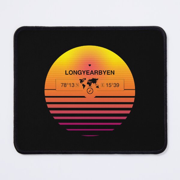 Item preview, Longyearbyen, Svalbard Retro Sunset designed and sold by Kelsorian.