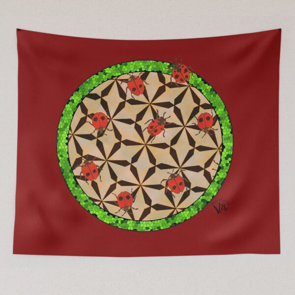 Item preview, Ladybird pattern designed and sold by vibeceramics.