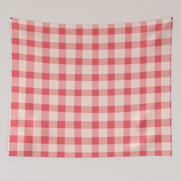 Item preview, Warm pattern - red check designed and sold by Pasteltone.
