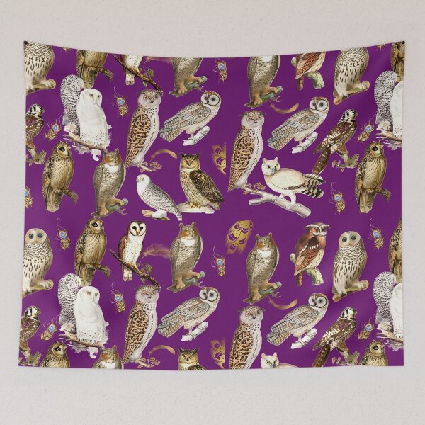 Item preview, Beautiful Owls Wondering Around designed and sold by ManifestoDesign.