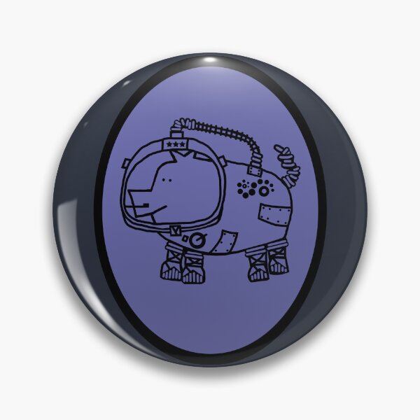 Item preview, Sci Fi Astronaut Space Pig Oval designed and sold by ellenhenry.