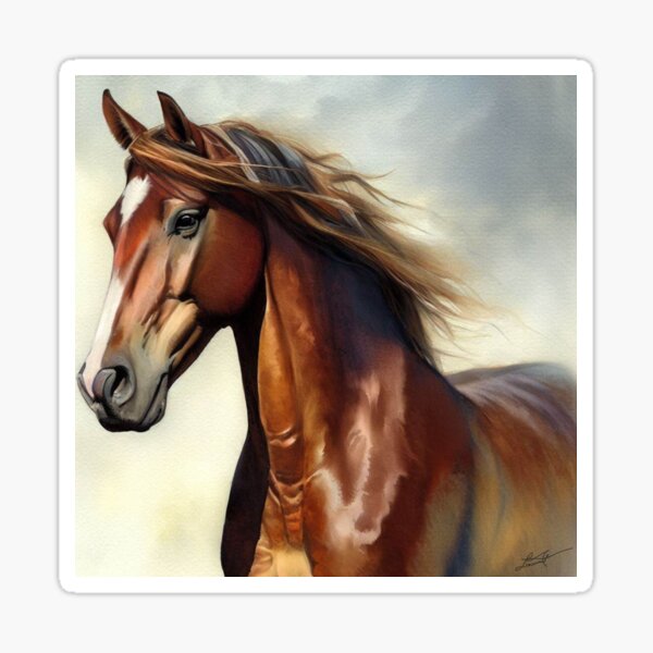 Aperçu de l'œuvre Cheval de selle américain créée et vendue par JohnsonGallery.