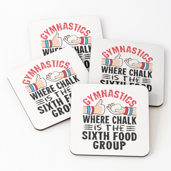 Item preview, Gymnastics Funny  Where Chalk Is the Sixth Food Group designed and sold by jaygo.