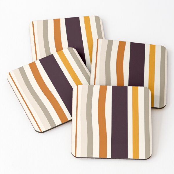 Item preview, Retro Vertical Lines Wavy Stripes Pattern designed and sold by Sturdust.