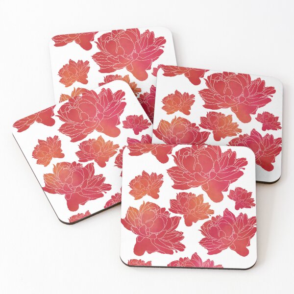 Item preview, Red Galaxy Floral designed and sold by migrainearts.