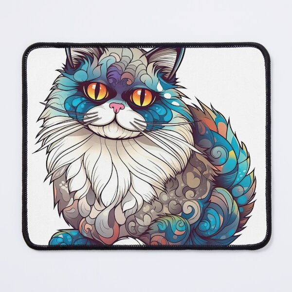 Item preview, RagdollCat Joy - AI-Inspired Feline Design for Playful and Devoted Lovers of the Ragdoll Breed designed and sold by DooodleGod.