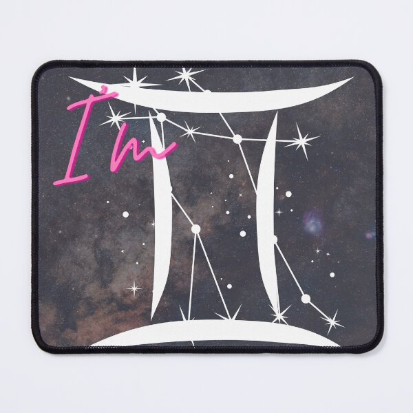 Item preview, Gemini Zodiac Sign Essential Dark Background designed and sold by elearah1.
