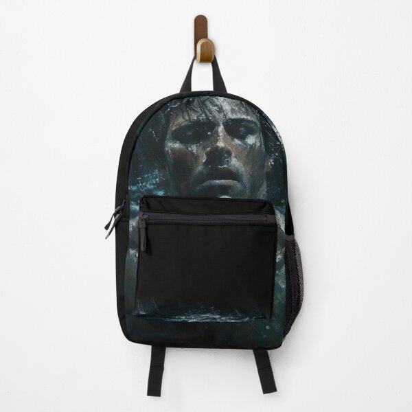 Item preview, Dark atmospheric Moody Swimmer in a Stormy Sea designed and sold by KALEIDOSCOPE UK.