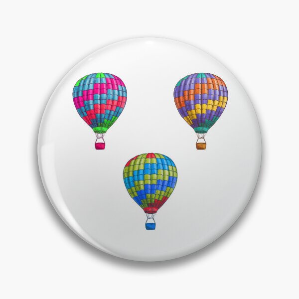 Item preview,  Colorful Hot Air Balloon Sticker Sheet Set, Hot Air Balloon Illustration designed and sold by Surprise Box ⭐⭐⭐⭐⭐.