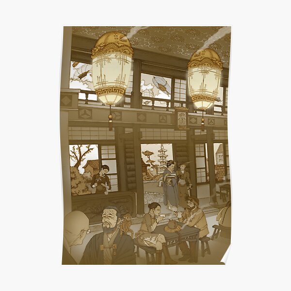 The Heavenly Lotus Tea House Poster