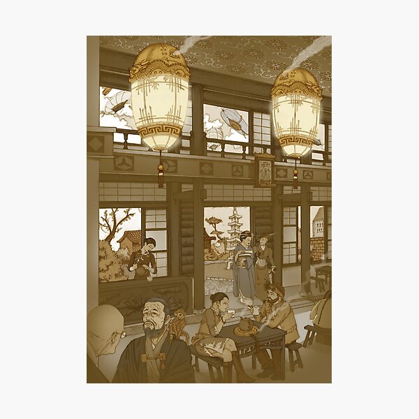 The Heavenly Lotus Tea House Photographic Print