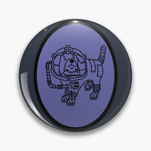 Item preview, Sci Fi Astronaut Space Dog Oval designed and sold by ellenhenry.
