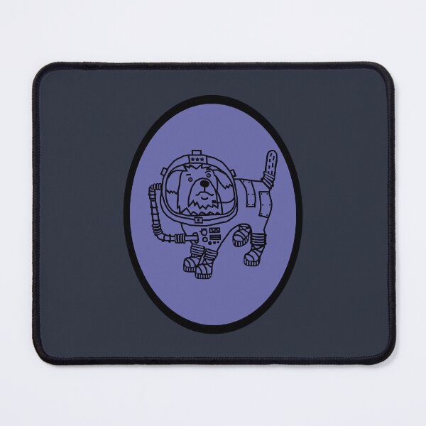 Item preview, Sci Fi Astronaut Space Dog Oval designed and sold by ellenhenry.