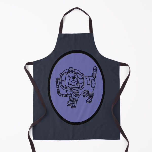 Item preview, Sci Fi Astronaut Space Dog Oval designed and sold by ellenhenry.