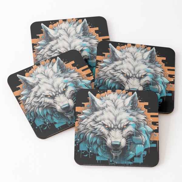Item preview, Graffiti Style Arctic Wolf | Wolf Lovers designed and sold by DarcoDesigns.
