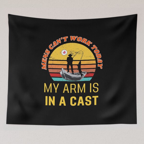 Item preview, Mens Can't Work Today My Arm is in A Cast  designed and sold by printstars.