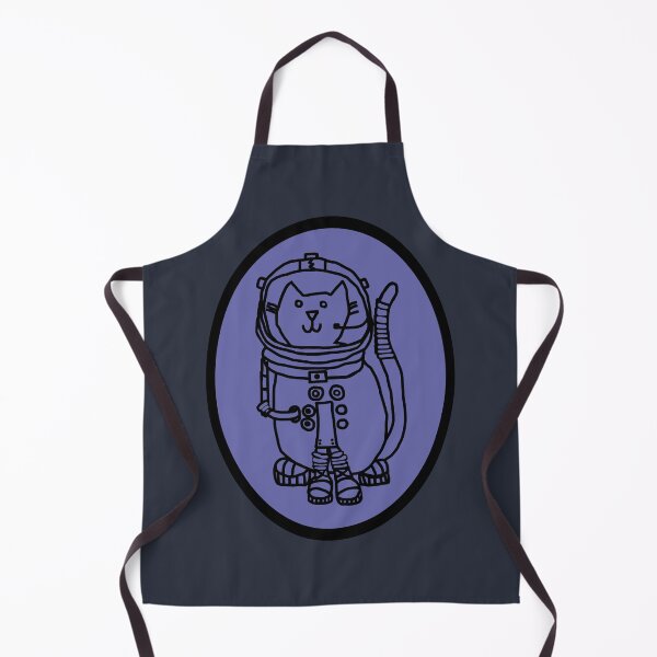 Item preview, Sci Fi Astronaut Space Cat Oval designed and sold by ellenhenry.